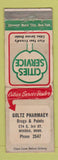 Matchbook Cover - Cities Service oil gas Winona MN WEAR