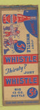 Matchbook Cover - Whistle Soda BOBTAIL