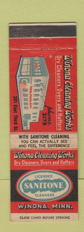 Matchbook Cover - Winona Cleaning Dry Winona MN