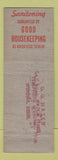 Matchbook Cover - Winona Cleaning Dry Winona MN