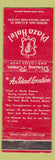 Matchbook Cover - Plaza Hotel Chicago IL WEAR
