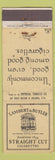 Matchbook Cover - Lambert Butler Straight Cut Cigarettes Bryant May WEAR UK