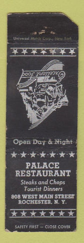 Matchbook Cover - Palace Restaurant Rochester NY WORN STRIKER