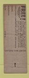 Matchbook Cover - Piper Cub Airplane