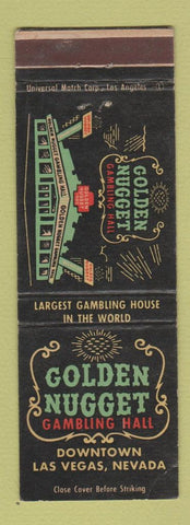 Matchbook Cover - Golden Nugget Casino Las Vegas NV WEAR