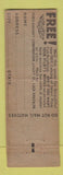 Matchbook Cover - Piper Cub Airplane