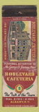 Matchbook Cover - Boulevard Cafeteria Albany NY WORN