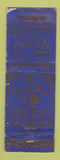 Matchbook Cover - Toni's Liquors Skoki IL WORN
