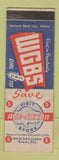 Matchbook Cover - Ace Saxon Store Miami FL WGBS Radio