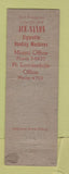 Matchbook Cover - Ace Saxon Store Miami FL WGBS Radio