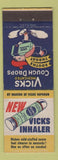Matchbook Cover - Vicks Cough Drops Inhaler