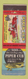 Matchbook Cover - Piper Cub Airplane WEAR