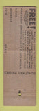 Matchbook Cover - Piper Cub Airplane WEAR