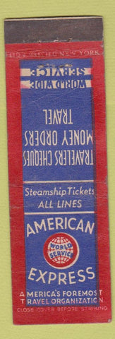 Matchbook Cover - American Express Travel Organization WEAR