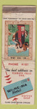 Matchbook Cover - Wi Ne Ma Hotel Klamath Falls OR WEAR