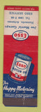 Matchbook Cover - Esso oil gas Joe Morris Humnoke AR WEAR