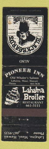 Matchbook Cover - Blackbeards Galley Grog Lahaina Hawaii Maui WEAR
