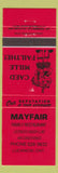 Matchbook Cover - MAyfair Family Restaurant Lucknow ON