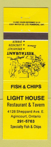 Matchbook Cover - Light House Agincourt ON