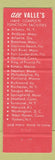 Matchbook Cover - Jim's Pizzeria Cobourg ON
