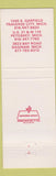 Matchbook Cover - La Senorita Mexican Restaurants girlie Petoskey Saginaw MI