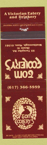 Matchbook Cover - Tom Foolery's Westborough MA