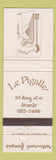Matchbook Cover - Le Pigalle French Restaurant girlie Toronto ON