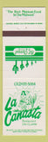 Matchbook Cover - La Canasta Restaurant Mexican Chicago IL