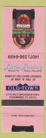 Matchbook Cover - Old Town Little Darlin's Kissimmee FL