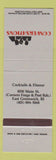 Matchbook Cover - Conversations East Greenwich RI