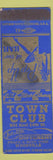 Matchbook Cover - Town Club Woodville NY? Girlie SAMPLE WEAR
