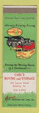 Matchbook Cover - North aMerican Van Lines Trucking Moving Reading PA