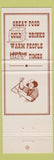 Matchbook Cover - Fat Frank's Grub Saloon