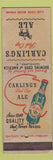 Matchbook Cover - Carling's Red Cap Ale Beer Cleveland OH WEAR