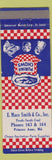 Matchbook Cover - Purina Chows feed Princess Anne MD low phone E Mace