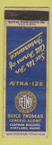 Matchbook Cover - Royce Thomas General Agent Insurance Portland ME WORN