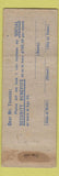 Matchbook Cover - Royce Thomas General Agent Insurance Portland ME WORN