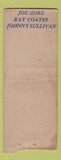 Matchbook Cover - Pure Quill oil gas Rochester NY BOBTAIL
