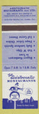 Matchbook Cover - Aristocratic Restaurants Vancouver BC