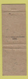 Matchbook Cover - Army Air Force PX Exchange WORN