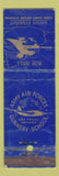Matchbook Cover - Army Air Forces Gunnery School Las Vegas NV WORN