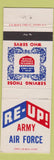 Matchbook Cover - Army Air Force Re Up!