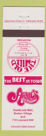 Matchbook Cover - Arnie's Bakery Restaurant Rockford IL