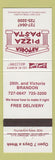 Matchbook Cover - Astoria Pizza Pasta Brandon MB