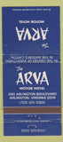 Matchbook Cover - Arva Motor Hotel Arlington VA 30 Strike