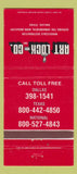 Matchbook Cover - Art Lock Ornamental Iron Dallas TX 30 Strike