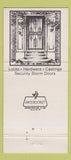 Matchbook Cover - Art Lock Ornamental Iron Dallas TX 30 Strike