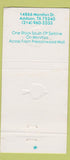 Matchbook Cover - Atlantic Cafe Addison TX 30 Strike