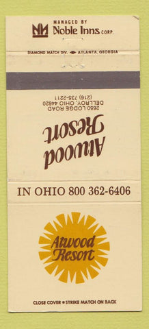 Matchbook Cover - Atwood Resort Dellroy OH 30 Strike