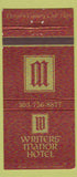 Matchbook Cover - Writers' Manor Hotel Denver Colorado 30 Strike